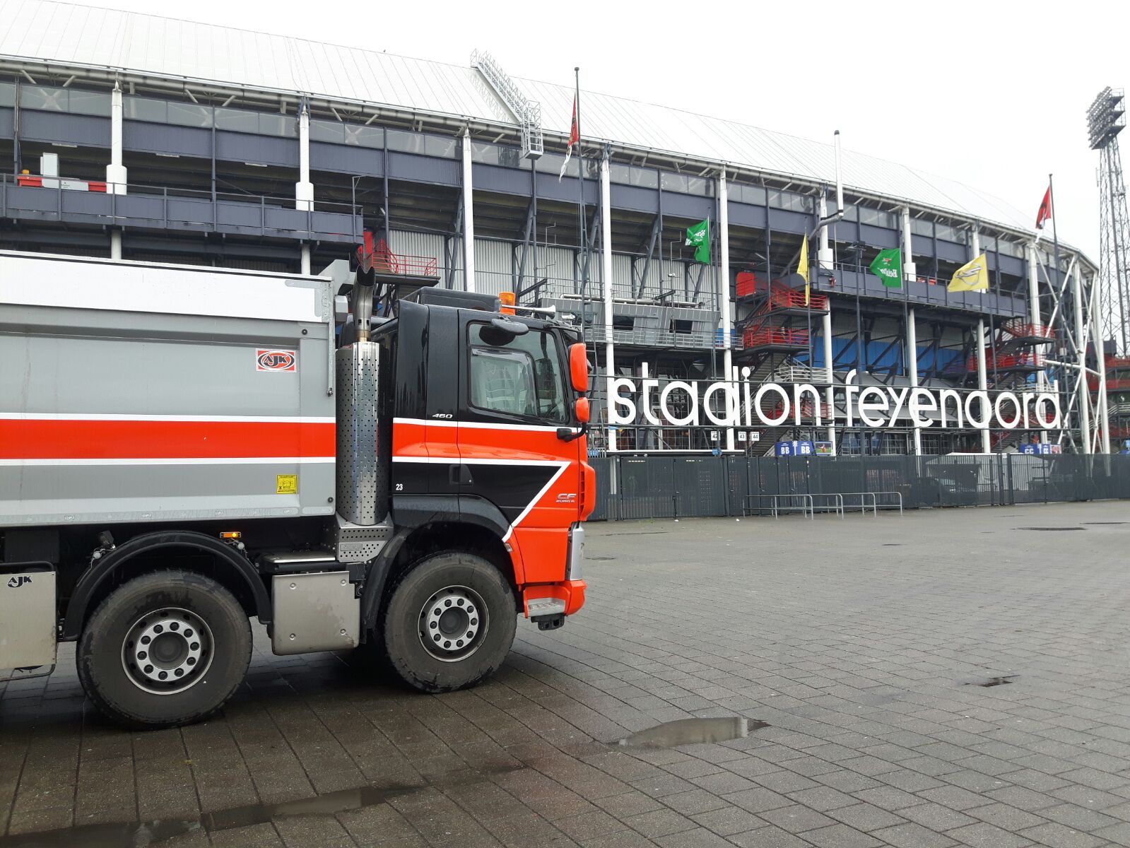 Voorbereidend werk voor Monster Jam