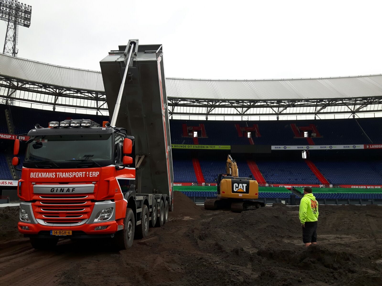 Voorbereidend werk voor Monster Jam